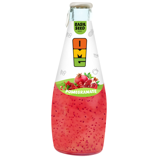 Basil Seed Drink – Pomegranate