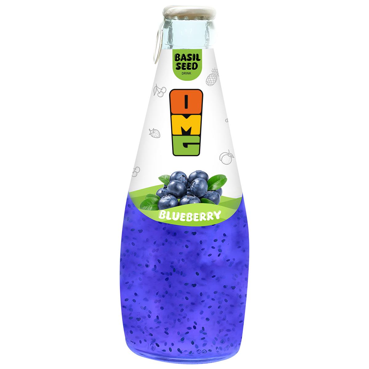 Basil Seed Drink – Blueberry